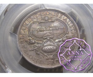 Australia 1927 Parliament House Florin PCGS MS62